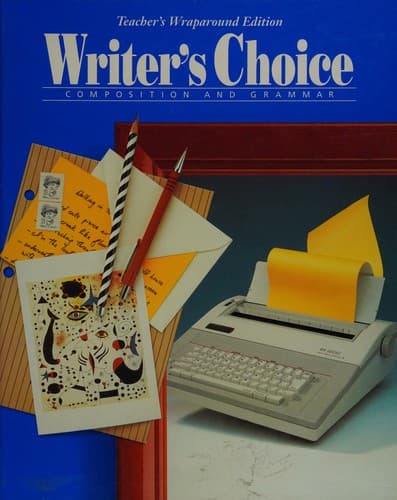 Tapa de Writer's choice