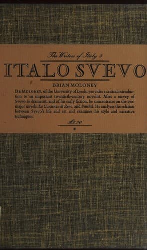 Tapa de Italo Svevo