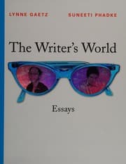Tapa de The writer's world