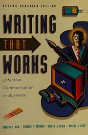 Tapa de Writing that works