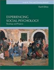 Tapa de Experiencing social psychology