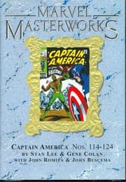 Tapa de Marvel Masterworks Captain America Volume 4 Variant