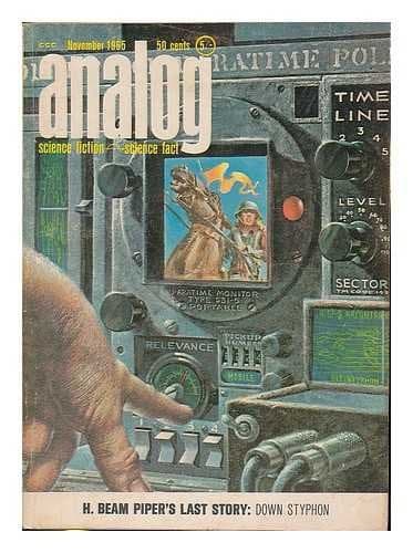 Tapa de Analog Science Fiction and Fact, November 1965, Featuring H. Beam Piper *Down Styphon!*