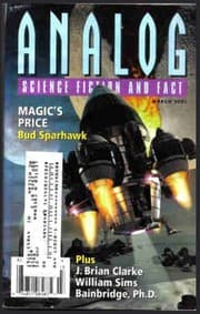 Tapa de Analog Science Fiction and Fact, March 2001