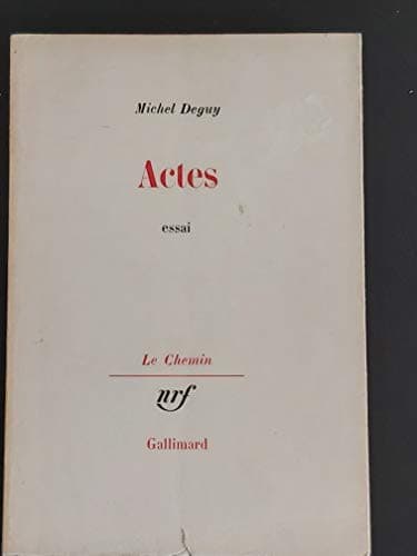 Tapa de Actes