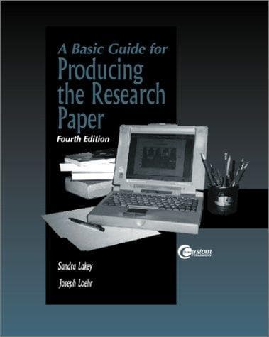Tapa de Basic Guide for Producing a Research Paper