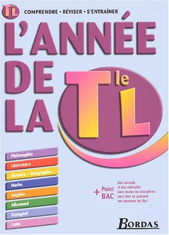 Tapa de ANNEE DE LA TERMINALE L