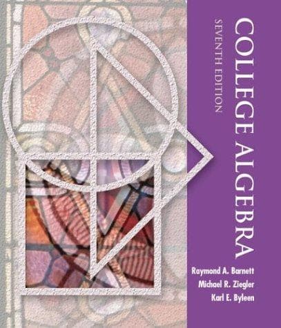 Tapa de College Algebra