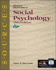 Tapa de Notable Selections in Social Psychology (Sources)