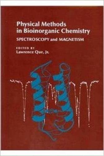 Tapa de Physical Methods in Bioinorganic Chemistry