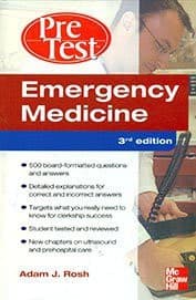 Tapa de Emergency Medicine Pretest Self-Assessment And Review, 3e