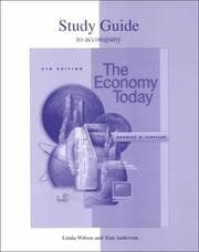Tapa de Study Guide for use with the Economy Today