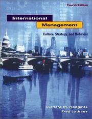 Tapa de International Management