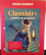 Tapa de Chemistry, Concepts and Applications, Spanish Resources