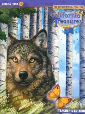 Tapa de California Treasures - Grade 5
