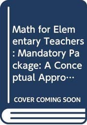 Tapa de Math for Elementary Teachers : Mandatory Package