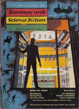 Tapa de The Magazine of Fantasy and Science Fiction, November 1952