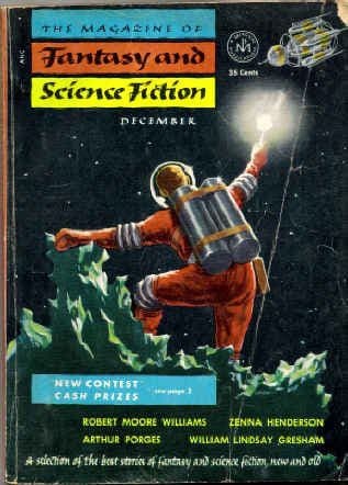 Tapa de The Magazine of Fantasy and Science Fiction, December 1953