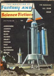 Tapa de The Magazine of Fantasy and Science Fiction, October 1960