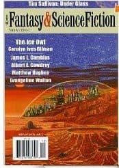 Tapa de Fantasy and Science Fiction, November/December 2011