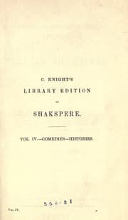 Tapa de The Comedies, Histories, Tragedies and Poems of William Shakspeare (King John / King Richard II / Tempest / Winter's Tale)