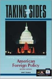 Tapa de Taking Sides: Clashing Views on Controversial Issues in American Foreign Policy (Taking Sides : Clashing Views on Controversial Issues in American Foreign Policy)