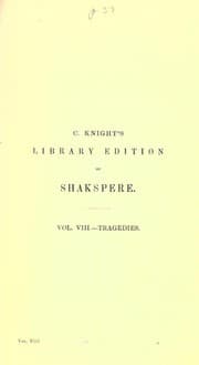 Tapa de The Comedies, Histories, Tragedies and Poems of William Shakspeare (Cymbeline / Hamlet / Othello)