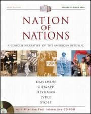 Tapa de Nation of Nations Concise Volume II with After the Fact Interactive USDA; MP
