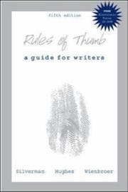 Tapa de Rules of Thumb with Electronic Tutor CD-ROM