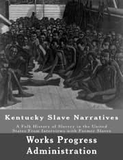Tapa de Kentucky Slave Narratives