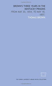 Tapa de Brown's three years in the Kentucky prisons