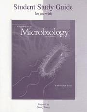 Tapa de Student study guide for use with foundations in microbiology