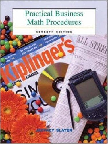 Tapa de Practical Business Math Procedures