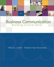 Tapa de Business communication