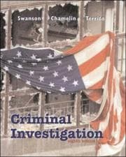 Tapa de Criminal Investigation with Free "Making the Grade" Student CD-ROM