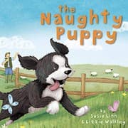 Tapa de The Naughty Puppy - Little Hippo Books - Children's Padded Board Book