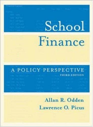 Tapa de School Finance