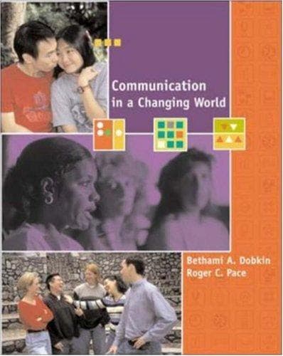 Tapa de Communication in a Changing World