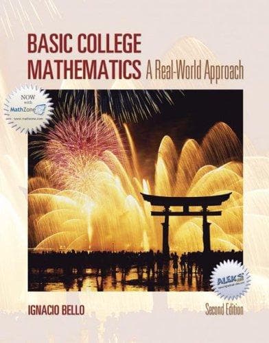 Tapa de Basic College Mathematics a Real-World Approach