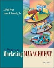 Tapa de Preface to Marketing Management  with PowerWeb