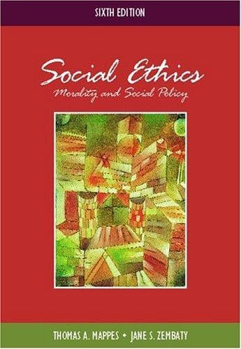 Tapa de Social Ethics