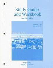 Tapa de Study guide and workbook for use with Foundations of financial management, eleventh edition