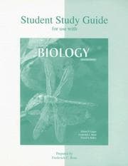 Tapa de Student Study Guide to accompany Concepts In Biology
