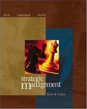 Tapa de Strategic Management