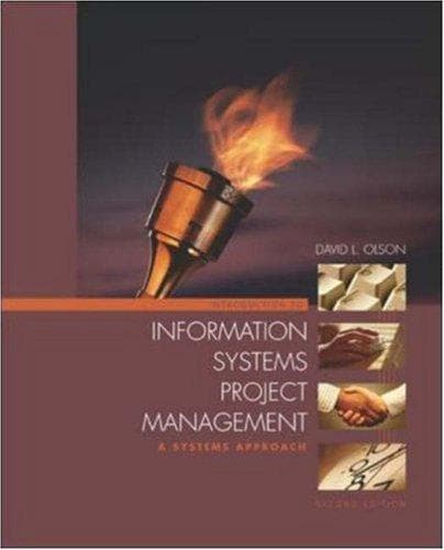 Tapa de Introduction to Information Systems Project Management