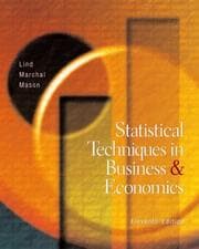 Tapa de Statistical Techniques in Business and Economics
