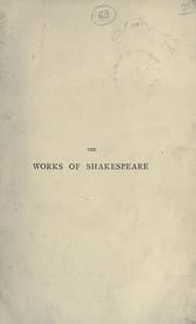 Tapa de The Works of Shakespeare (All's Well That Ends Well / As You Like It / Cymbeline / King Henry V / King Henry VI. Part 1 / King Henry VI. Part 2 / King Henry VI. Part 3 / King Henry VIII / King Richard III / Measure for Measure / Pericles / Timon of Athens / Twelfth Night)