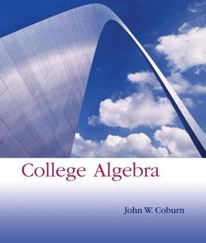 Tapa de College algebra