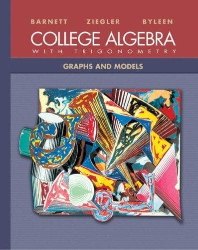 Tapa de College algebra with trigonometry