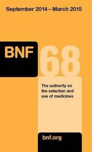 Tapa de British National Formulary  68